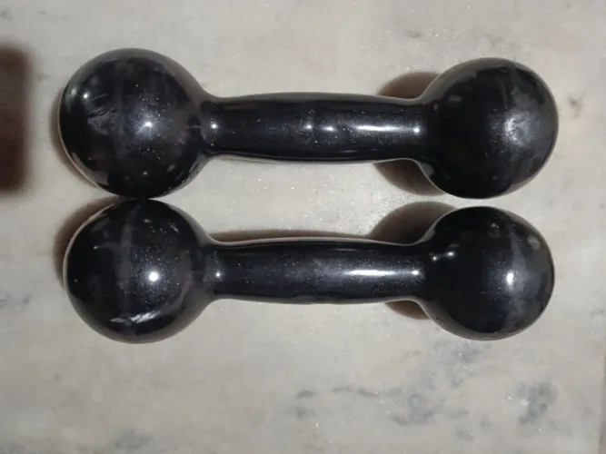 Par de halteres emborrachados de 4 kg