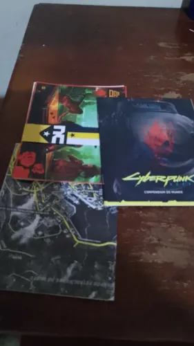 Cyberpunk 2077: Manual, mapa e cartões oficiais