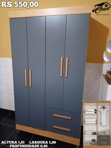 GUARDA ROUPA DE SOLTEIRO R$ 550,00