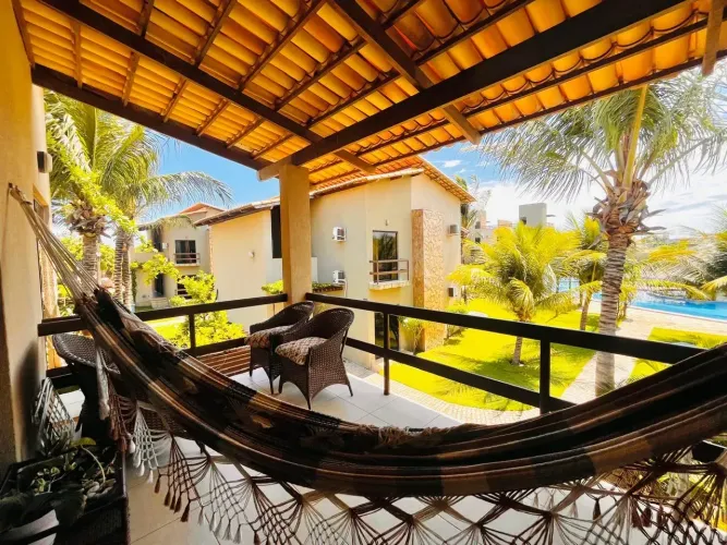 Apartamento mobiliado a venda com 2/4 no Condomínio Shamballa, São Miguel do Gostoso.
