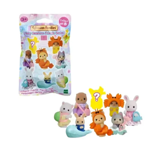 Blind box sylvanian families lontra amigos do mar