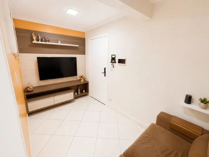 Apartamento Mobiliado de 1 Dormitório no Centro de Jaraguá do Sul (Frente)