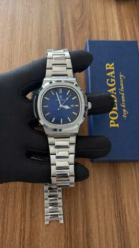 Relógio Nautilus Azul Premium - Elegância e Sofisticação no Pulso