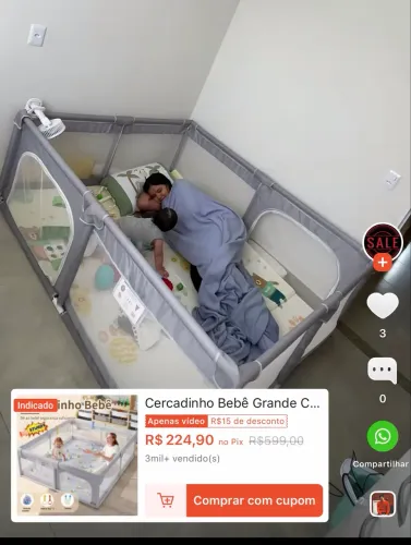 Cercado para bebê 