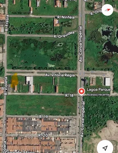Terreno 5x25 lagoa parque maracanau(na rua da caixa de água) avenida Vitória régia