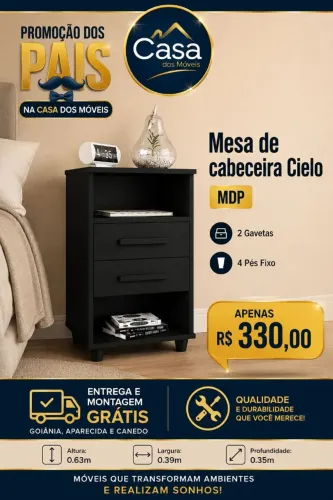 Mesa de cabeceira Cielo