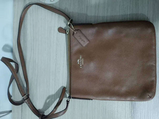 Bolsa coach couro
