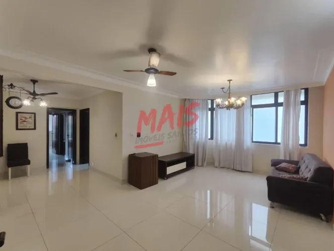 Apartamento com 3 quartos para alugar - Aparecida - Santos/SP