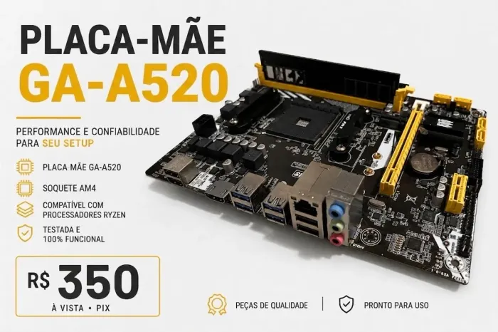 PLACA MÃE - GA- A520