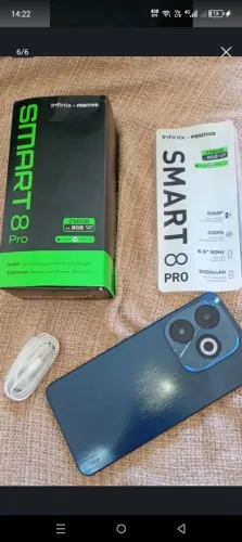 Para hoje infinix 8 pro 450 256 gb com caixa e fone