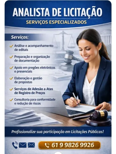 Analista de licitação - Sua empresa faturando alto