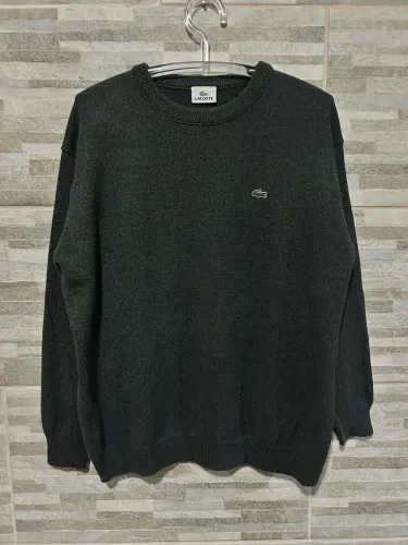 Suéter de lã verde Lacoste 6