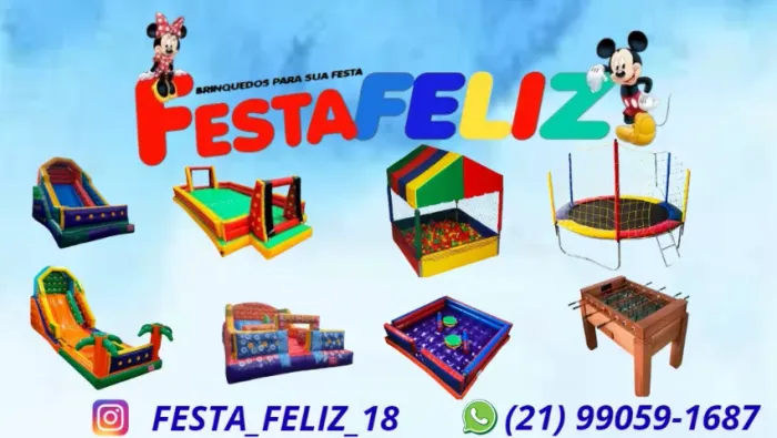 LOCAÇÕES DE BRINQUEDOS INFLÁVEIS