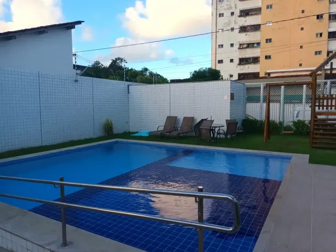 TRÊS QUARTOS, SUITE, VARANDA, LAZER COMPLETO, APTO PARA ALUGUEL NA ILHA DO RETIRO.