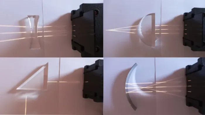  Conjunto óptico  completo - Caixa de Luz da 3B Scientific Physics - modelo U30011