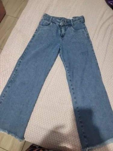 CALÇA JEANS INFANTIL FEMININA,TAMANHO 12