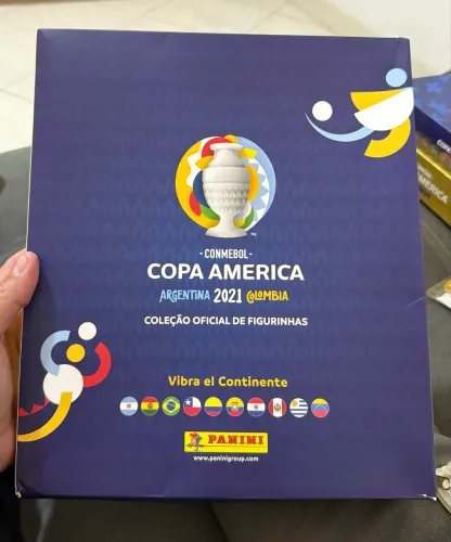 Caixa Box Álbum Copa América 2021 Vazia