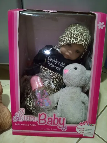 Boneca Laura Doll Reborn Baby Anita 
