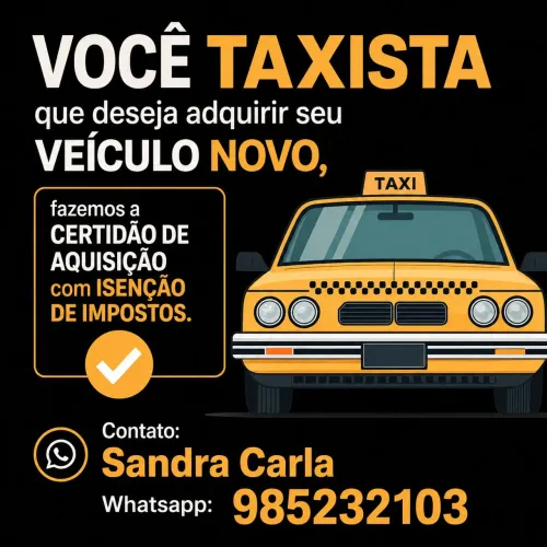 CERTIDÃO PARA AQUISIÇÃO DE VEÍCULO NOVO COM ISENÇÃO DE IMPOSTO 