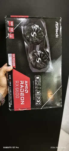 Vende novo lacrado ASROCK AMD RADEON RX 6600 CHALLENGER D 8G 128BITS (RX6600<br><br>
