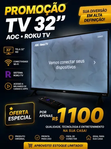 Smart tv AOC 32 polegadas 