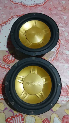 Par de Alto-Falantes Philips de 8" 150W RMS