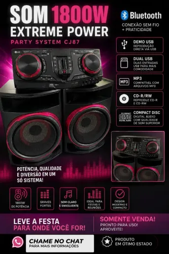 SOM LG CJ87 1800W - EXTREME POWER!