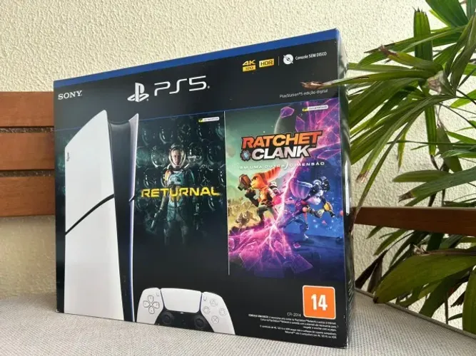 Console PS5 Playstation 5 Slim Digital 1TB (nota fiscal Amazon)
