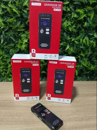 Gravador De Voz Digital Tomate MT-559 - Novo/ Na Caixa