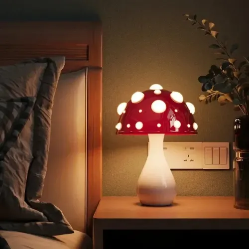 Abajur Luminária Cogumelo LED