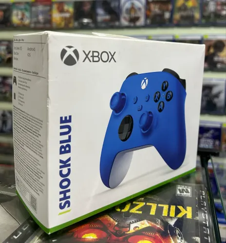 Controle Xbox Séries X/S/Xbox one Shock Blue Novo lacrado