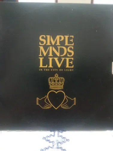 LP Simple Minds live ", in the city of light" 1987;duplo 