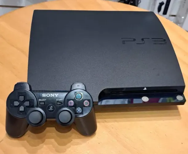 Playstation 3 Slim Hd 320Gb com Varios jogos na memoria