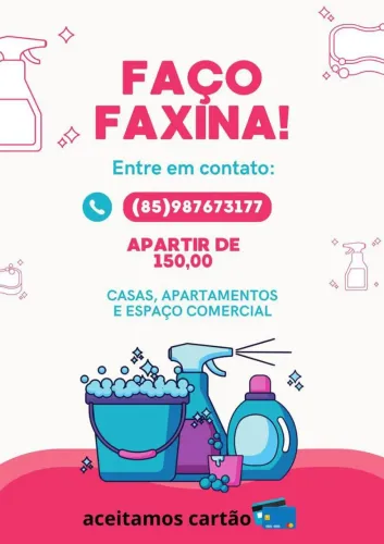 Serviços de diarista Fortaleza e Maracanaú 