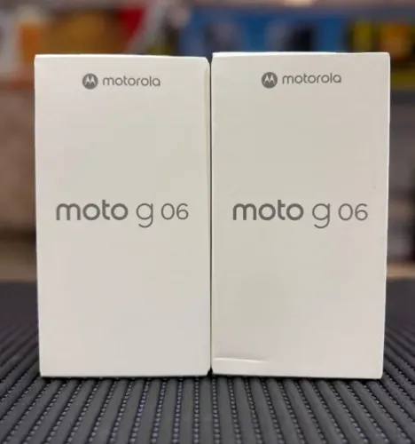 Motorola Moto G06 (4G) 256GB+4RAM Verde e Bege R$999,00