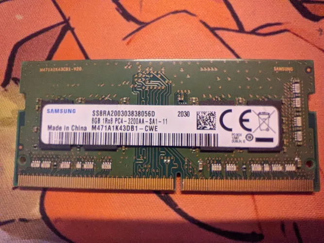 Memória RAM Notebook DDR4 8GB 3200mhz