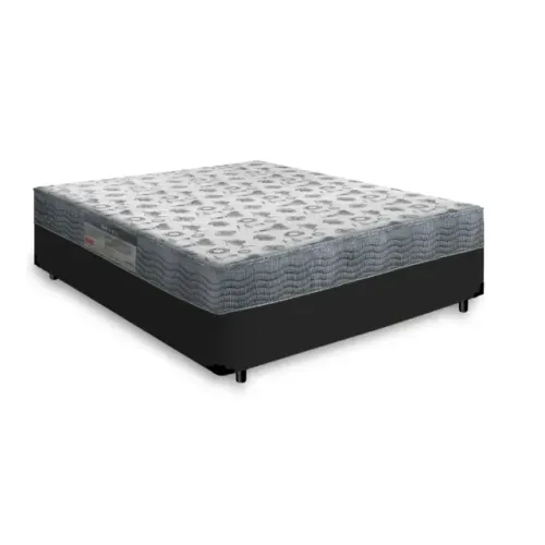 Cama Box com Colchão de Espuma D33 Ortobom ISO 100 Casal 138cm