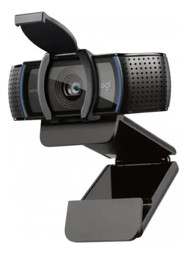 Webcam Longtec Full hd 1080p 30fps, microfone esterio com fio, proteção de privacidade o