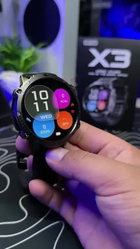 Smartwatch X3 com GPS Integrado | Bateria Gigante 