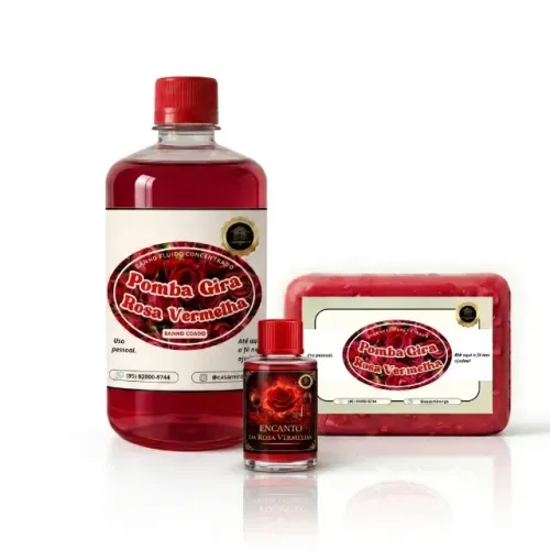 Kit de Encanto Rosa Vermelha