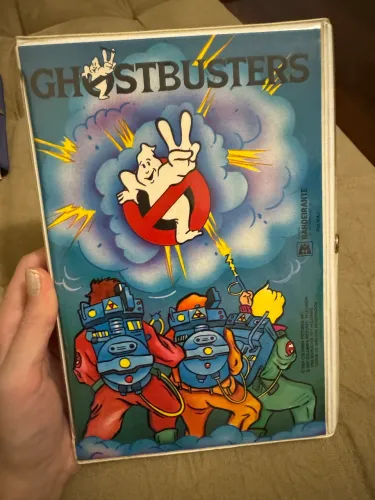 Estojo raro temático dos Caça-fantasmas anos 80