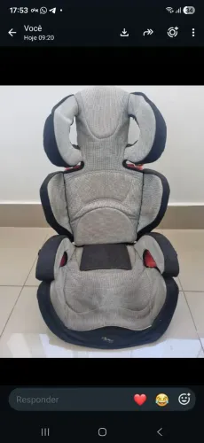 Cadeirinha para carro Peg-Pérego/Burigotto 15 a 36 kg. Conforto e segurança, ótimo estado