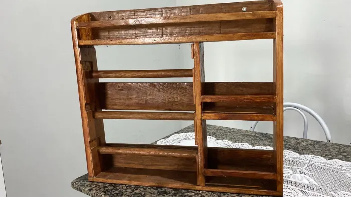 Porta temperos madeira