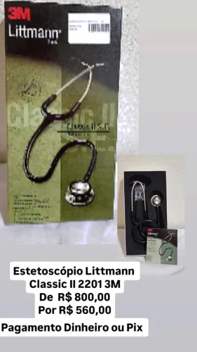 Estetoscópio Littmann Classic II 2201 3M Novo