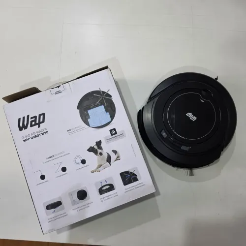 Robô Aspirador WAP Robot W90 Preto - Funcionando - Com Caixa Original