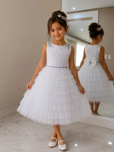 Vestido infantil dama de honra
