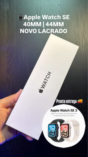 Relógio Apple Watch SE 44mm lacrado com garantia Apple 
