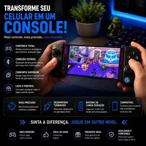 Gamepad GameSir X5 Lite (novo na caixa)