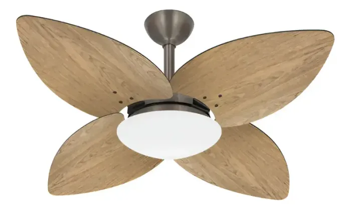 Ventilador De Teto Winds Bronze 4 Pás Econômico Ventax Cor Bronze Pás cor Madeira 110V
