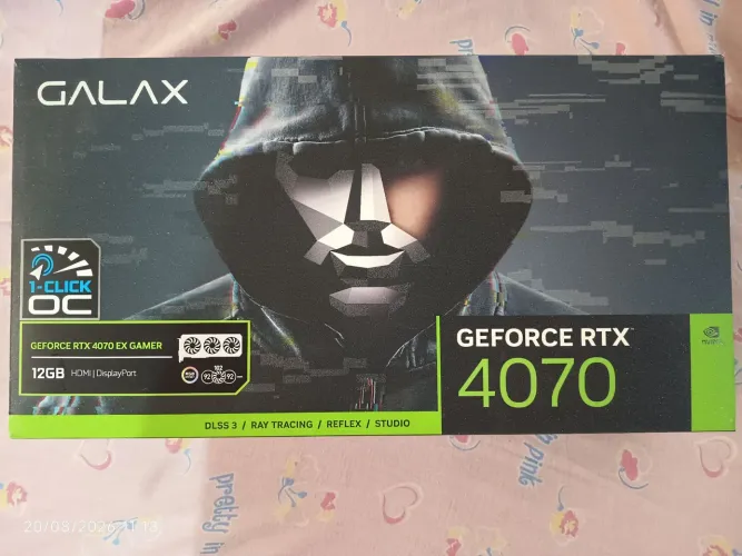 RTX 4070 GALAX 1 CLIC OC RGB 12GB TRIPLE FAN